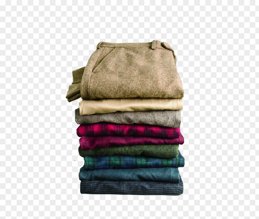 A Stack Of Clothes Clothing T-shirt Trousers Casual PNG