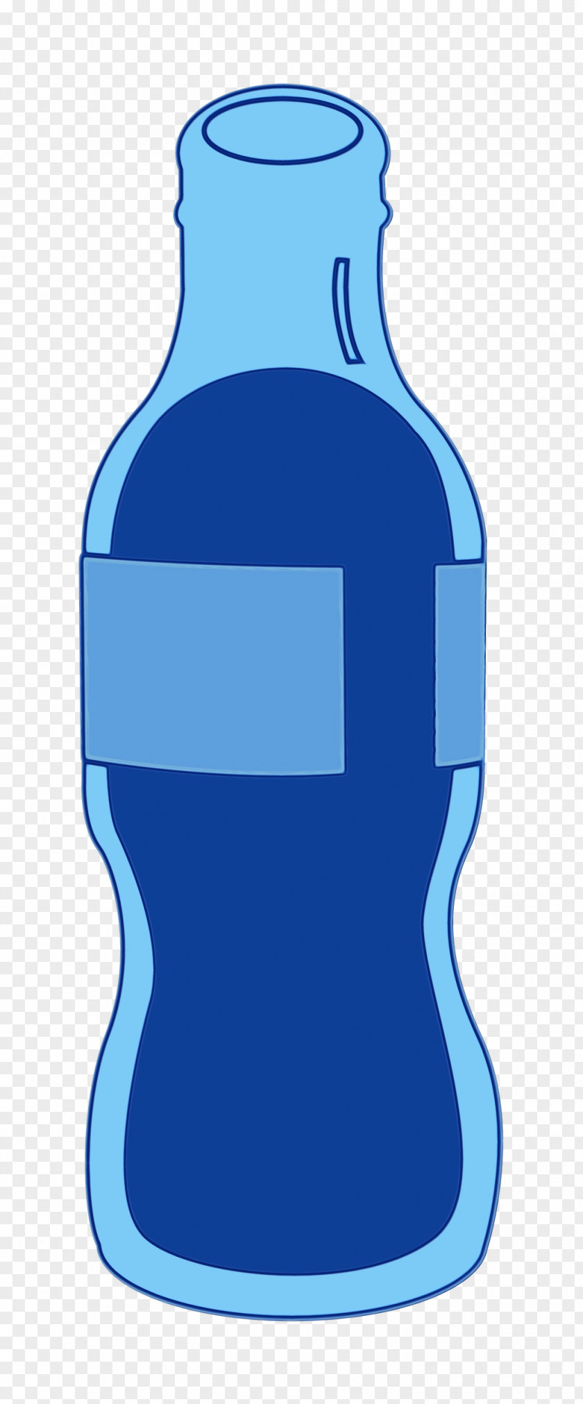 Glass Bottle Bottle Water Bottle Cobalt Blue Glass PNG