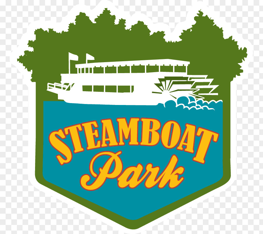 Campsite Steamboat Park Campground Logo Caravan Graphic Design PNG