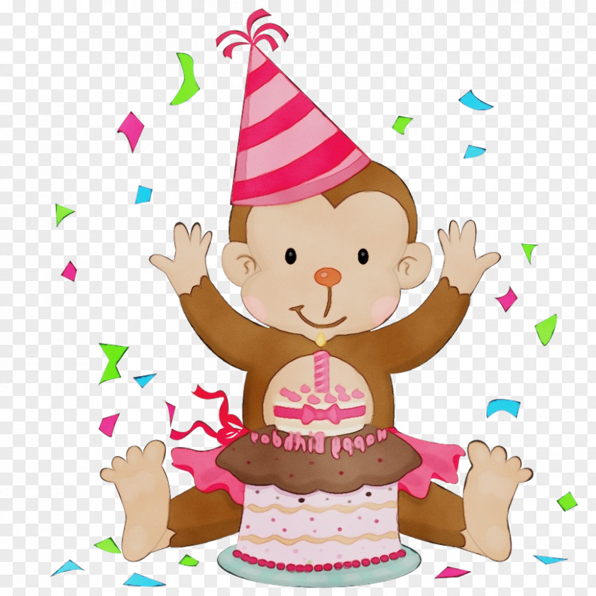 Fictional Character Birthday Party Hat PNG
