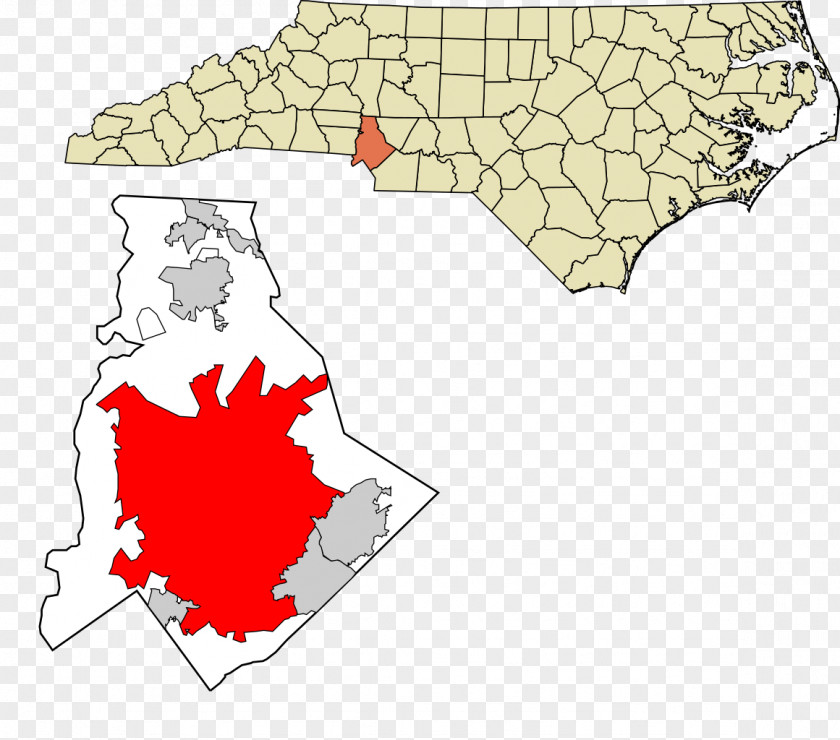 Map Charlotte Huntersville, North Carolina Cumberland County, Stallings PNG
