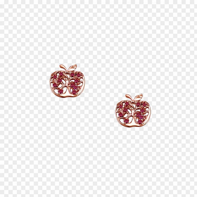 水果party Earring Jewellery Ruby Gemstone Sterling Silver PNG