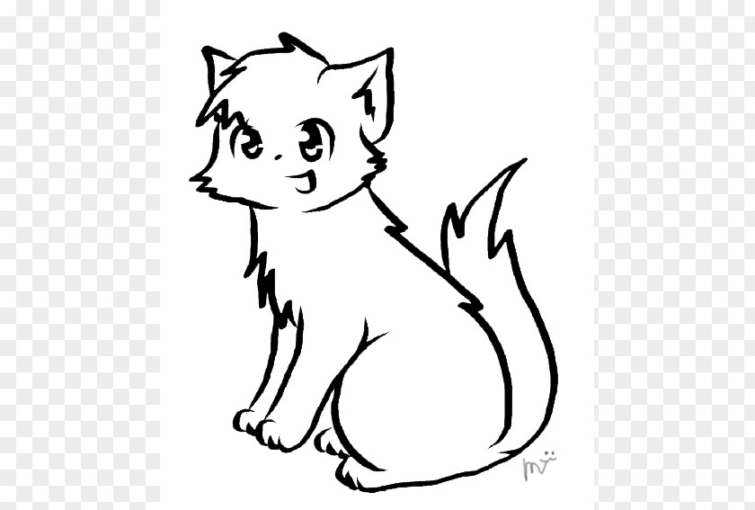 Cat Line Art Cats Of The Clans Warriors Clip PNG
