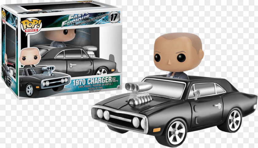Dodge Charger 1970 Dominic Toretto Brian O'Conner Luke Hobbs Funko The Fast And Furious PNG