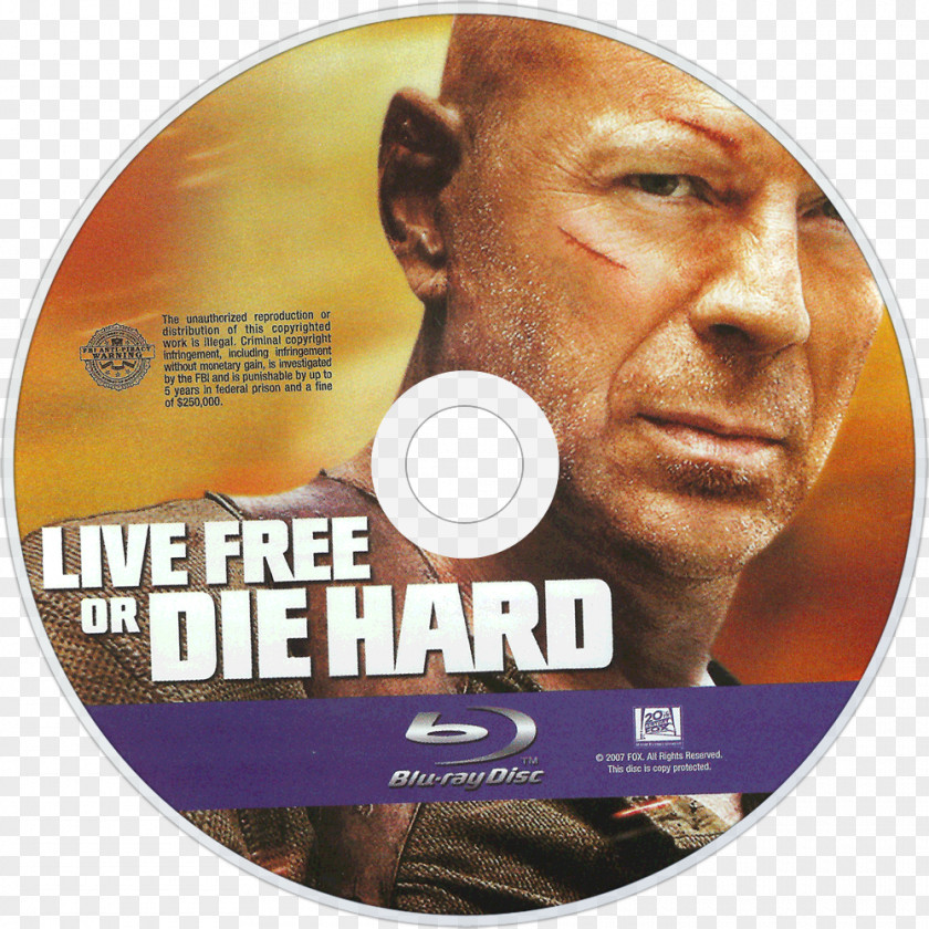 Dvd Bruce Willis Live Free Or Die Hard John McClane Film Series PNG
