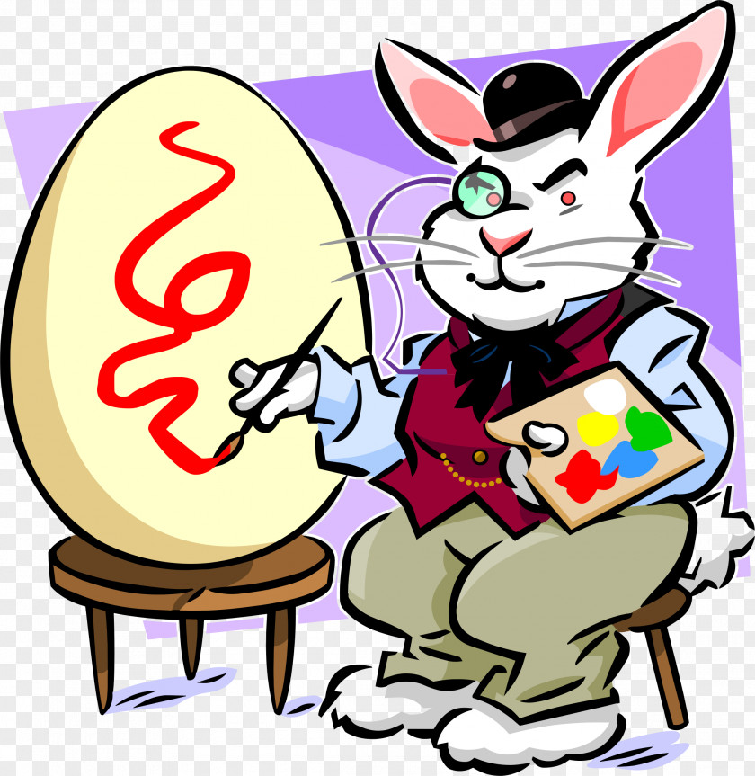 Easter Bunny Hare Rabbit Clip Art PNG