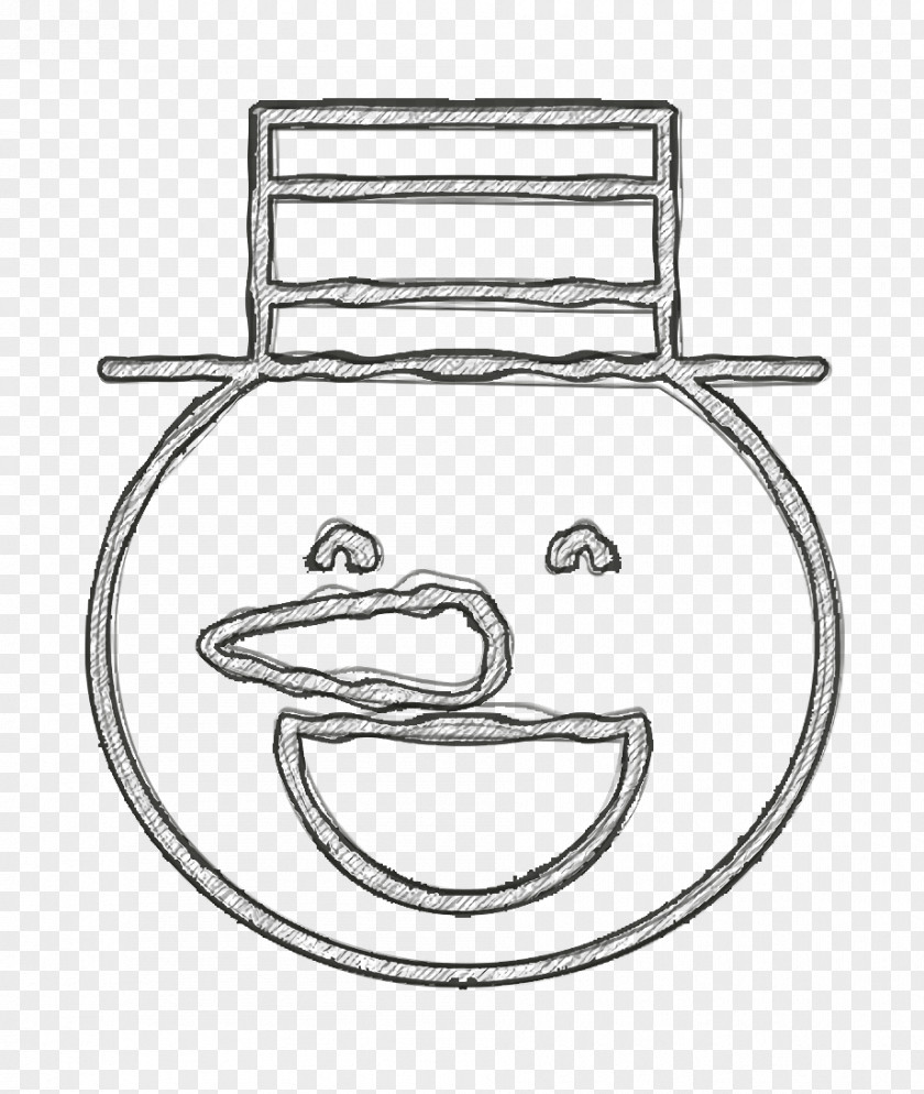 Mouth Line Art Emoji Icon Emoticon Man PNG