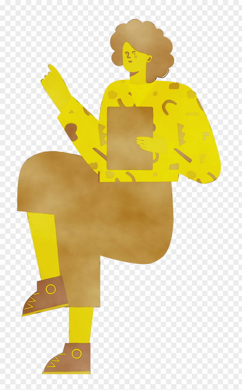 Yellow Cartoon Logo Symbol Chart PNG
