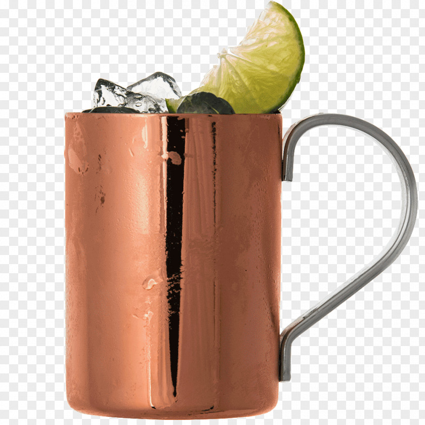 Copper Mug Moscow Mule Cocktail Mint Julep Fizzy Drinks PNG
