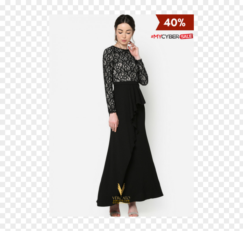 Dress Robe Baju Kurung Ruffle Fashion PNG