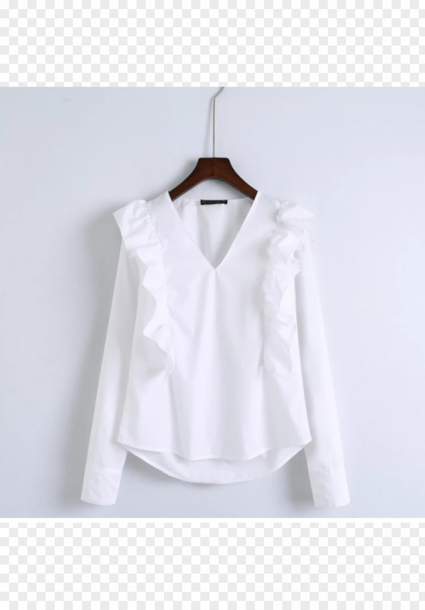 Bezel Blouse Sleeve T-shirt Collar PNG