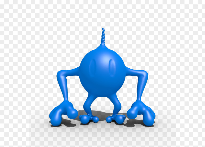 Blue Smiley Toy Designer PNG