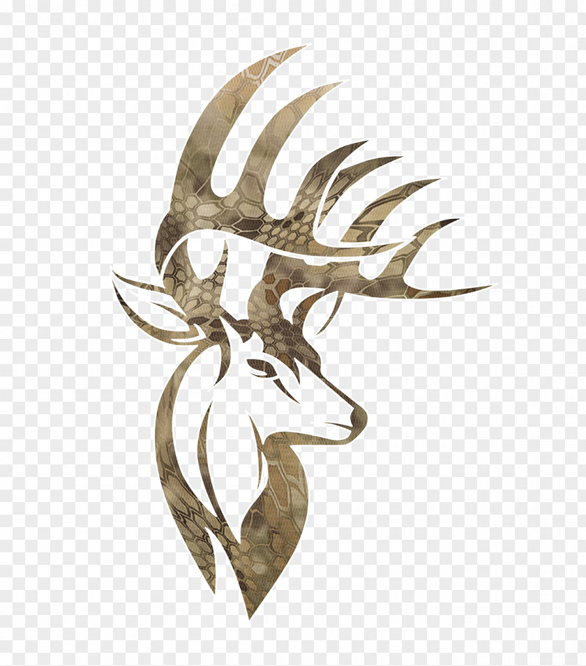 Deer Decal Logo White-tailed PNG