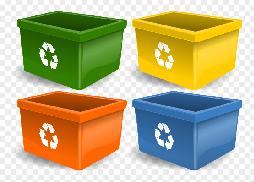 Box Recycling Bin Plastic Rubbish Bins & Waste Paper Baskets PNG