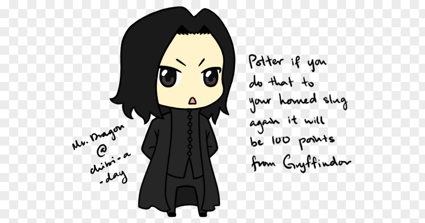 Cartoon Harry Potter Professor Severus Snape YouTube Drawing PNG