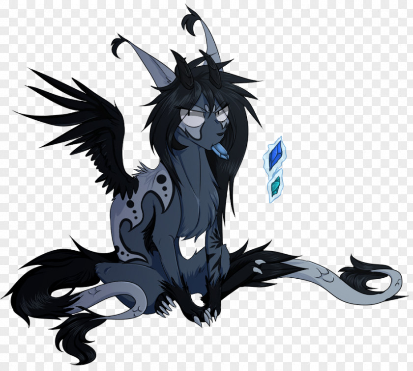 Demon Horse Black Hair Carnivora PNG