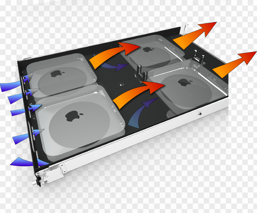 Hewlett-packard Mac Mini 19-inch Rack Computer Cases & Housings Unit PNG