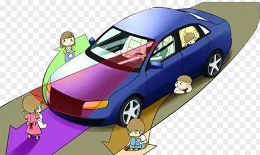 Reversing Need To Pay Attention The Small Blind Area Car Vehicle Spot Rear-view Mirror PNG
