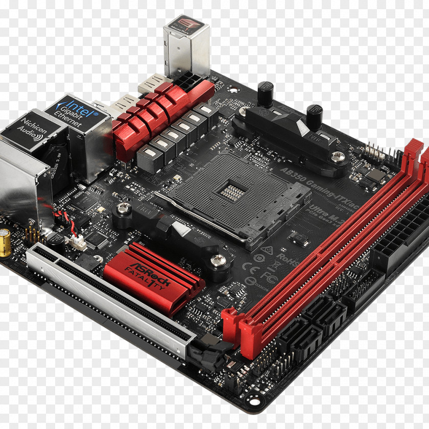 Socket AM4 Fatal1ty X370 Gaming-ITX/ac Mini-ITX Motherboard ASRock PNG