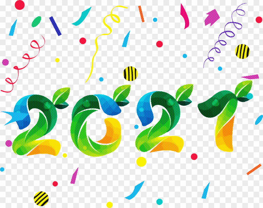 2021 Happy New Year PNG