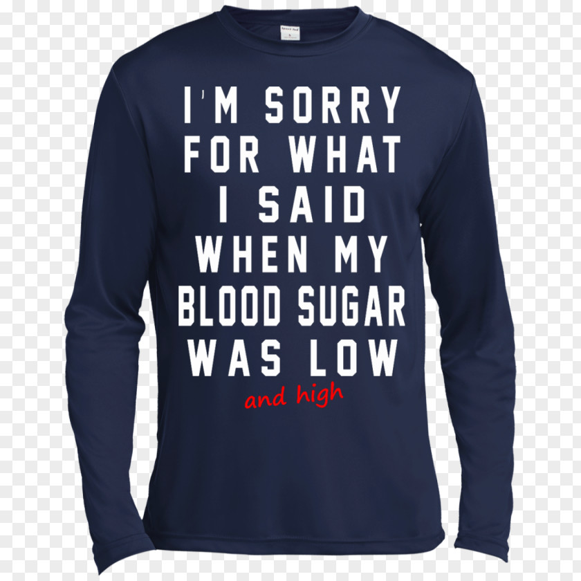 Blood Glucose Long-sleeved T-shirt Hoodie PNG