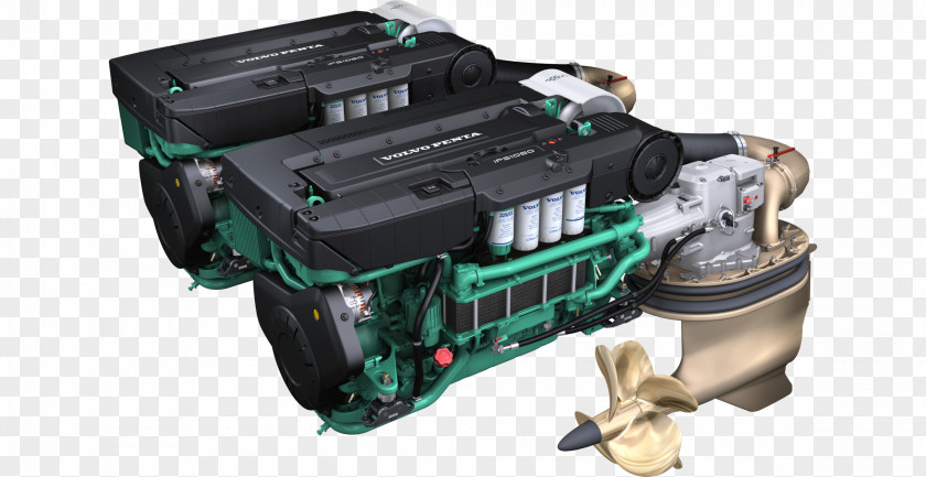 Boat AB Volvo Penta Marine Propulsion Engine PNG