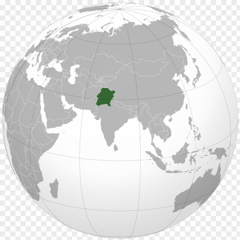 India Globe Map Projection World Orthographic In Cartography PNG