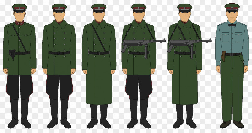 Isometric Road Military Uniform Army Officer Rank PNG