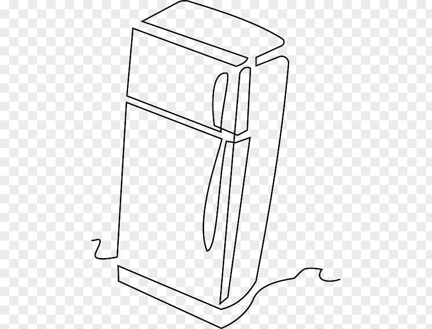 Refrigeratorblackandwhite Refrigerator Line Art Clip PNG
