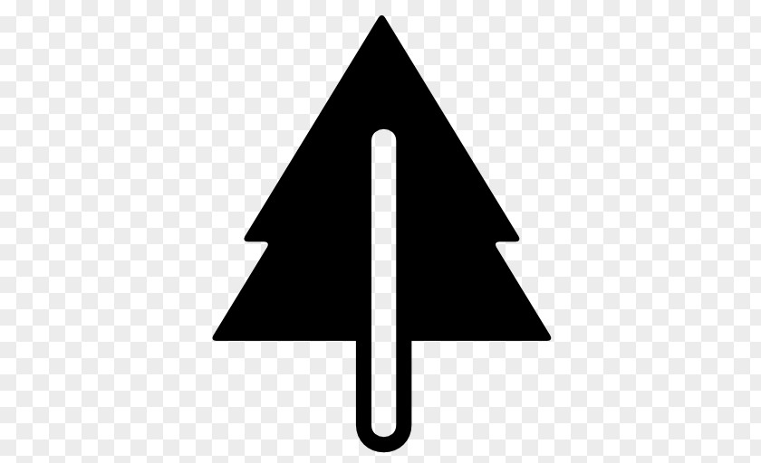 Tree Pine Line Shape Triangle PNG