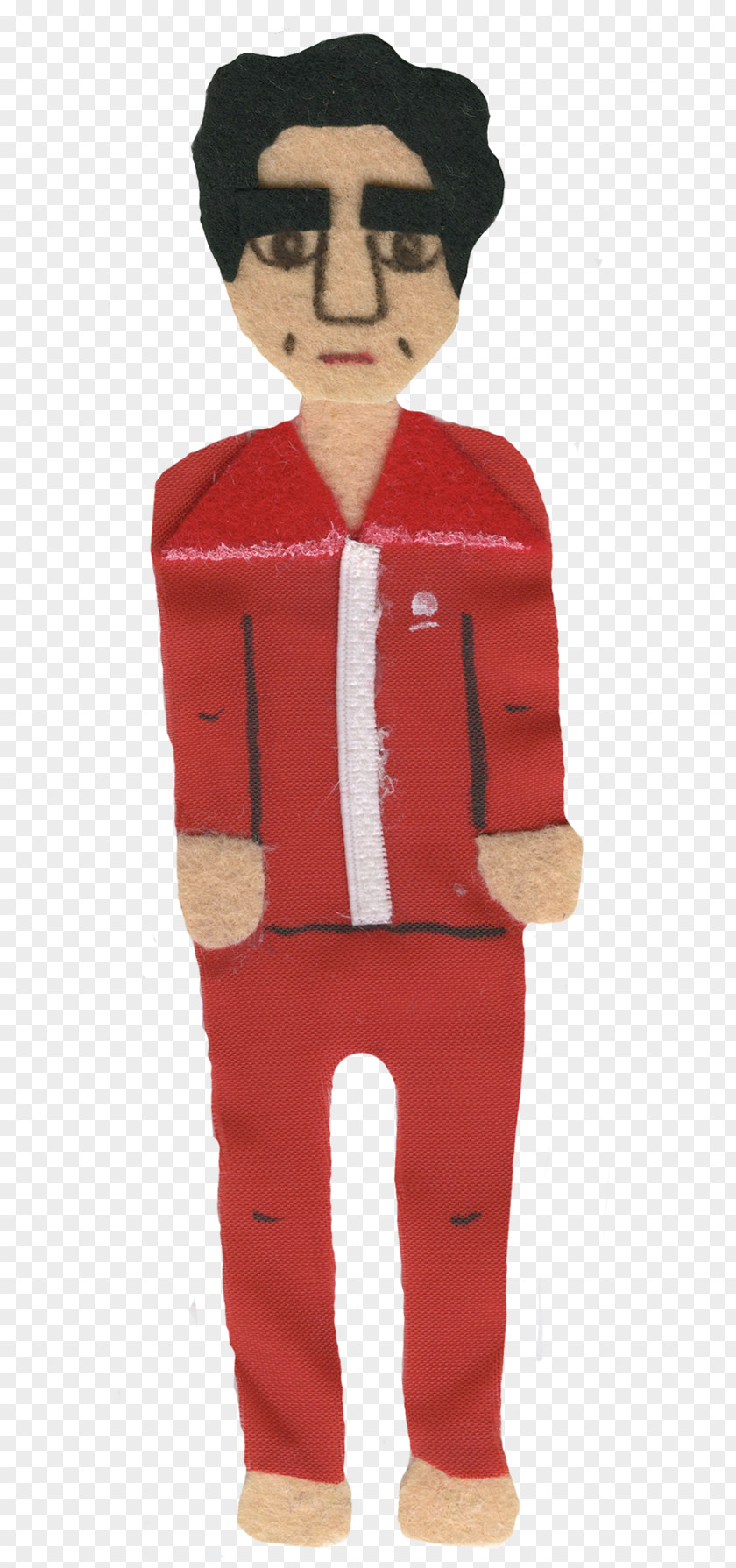 Wes Anderson Headgear Maroon Character PNG
