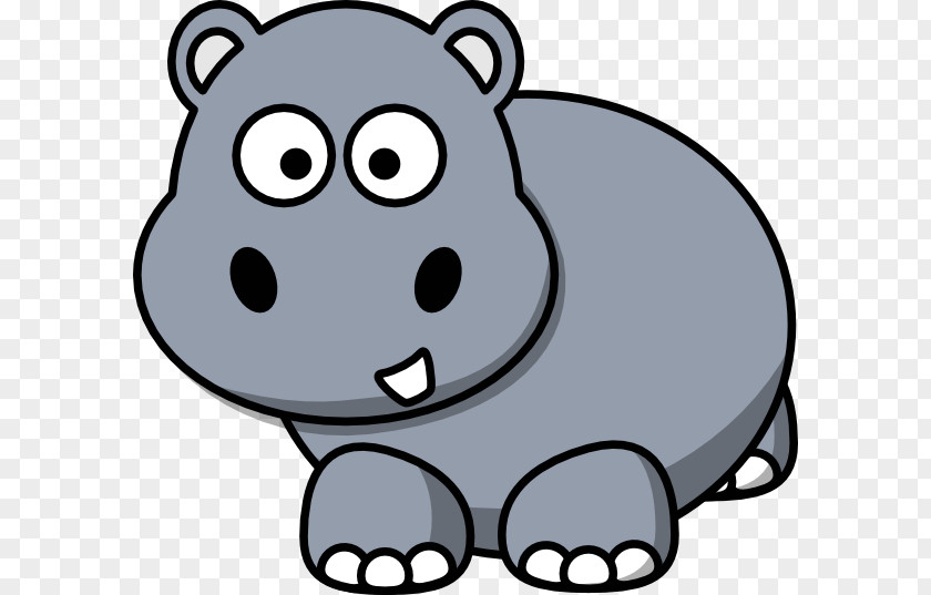 Cute Hippo Cliparts Hippopotamus Cartoon Cuteness Free Content Clip Art PNG