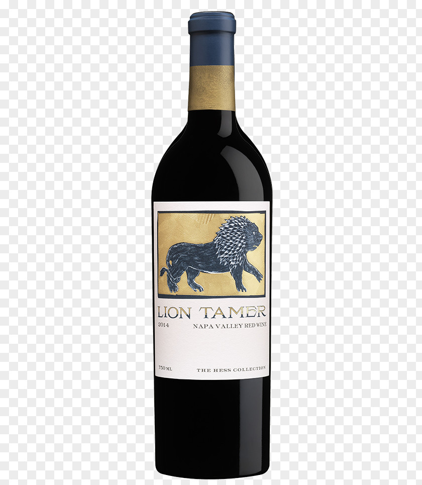 Lion Tamer The Hess Collection Winery Napa Valley AVA Cabernet Sauvignon Red Wine PNG