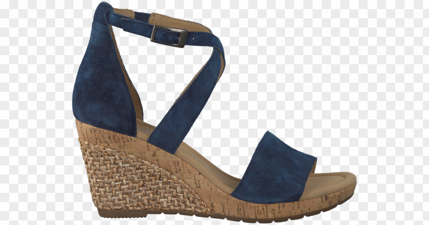 Sandal Wedge Women Gabor Sneakers & Shoes Blue PNG
