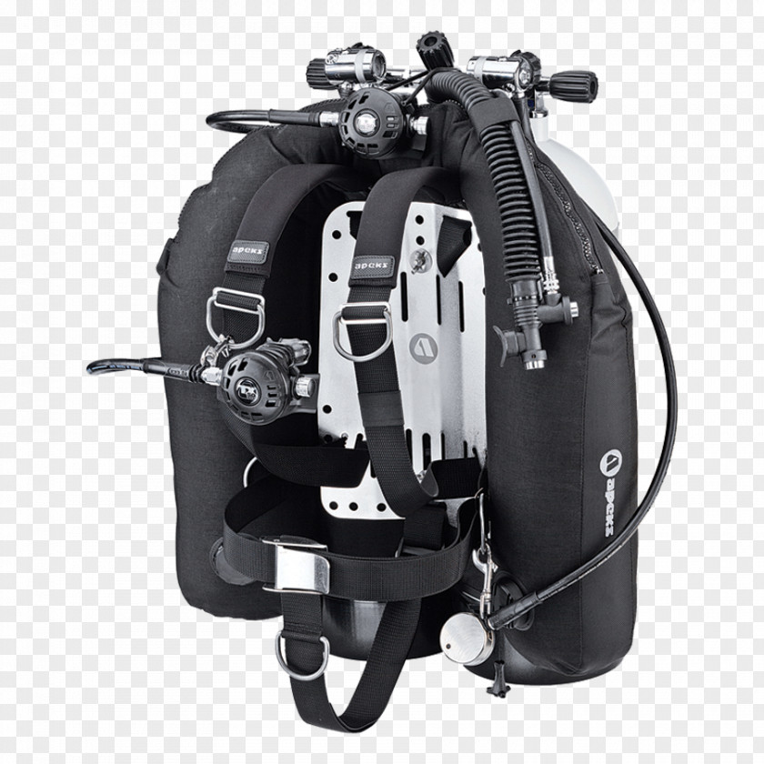 Technical Diving Scuba Equipment Set Underwater PNG