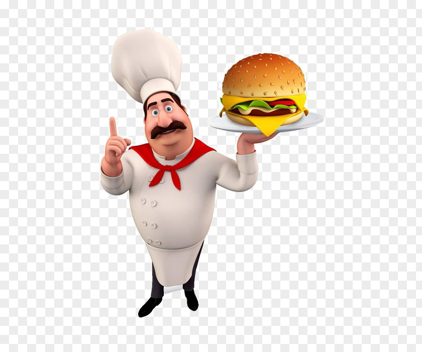 The Chef Made Crab Fort Hamburger Photography Illustration PNG