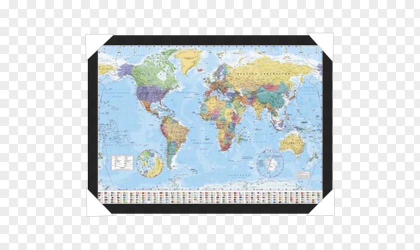 World Map Early Maps Picture Frames PNG