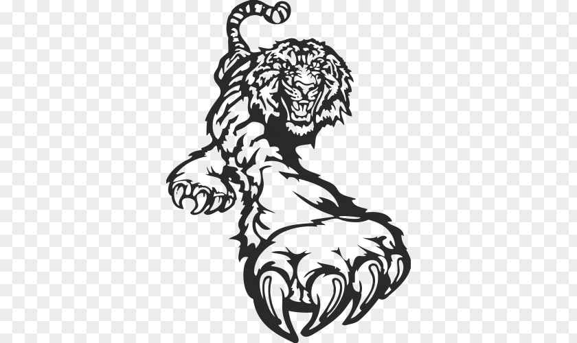 Lion Automotive Decal Tiger Paw PNG
