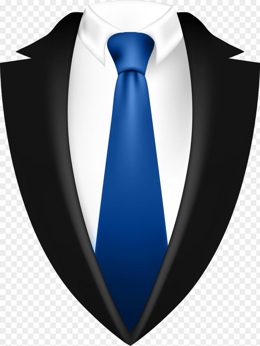 Men's Decorative Blue Tie Suit Necktie Costume Formal Wear PNG
