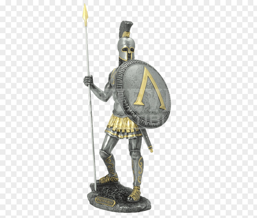 Sword Statue Spartan Army Figurine Hoplite PNG