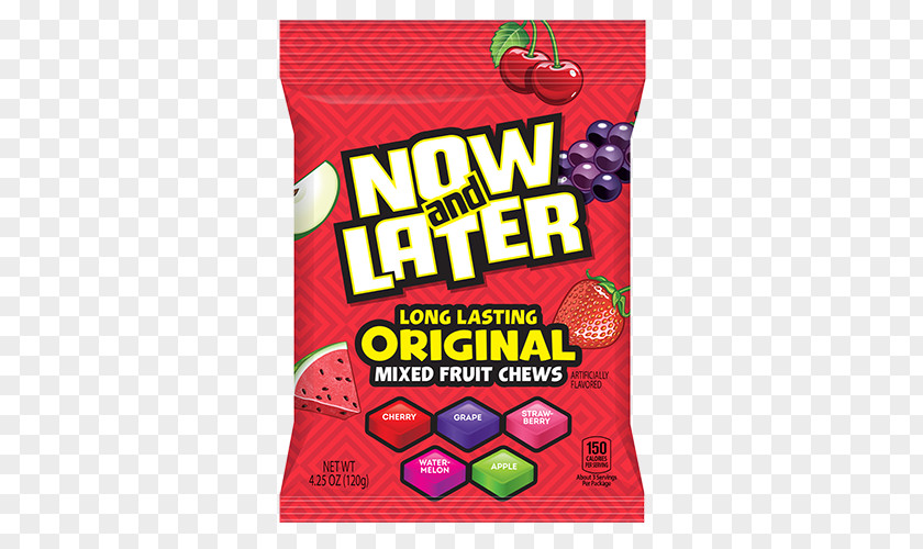 Top Secret Mission Party Supplies Now & Later Extreme Sour Fruit Chews And Candy Food PNG