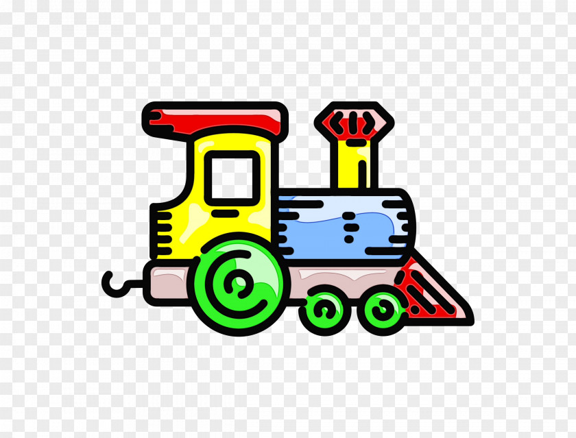 Train Rolling Cartoon PNG