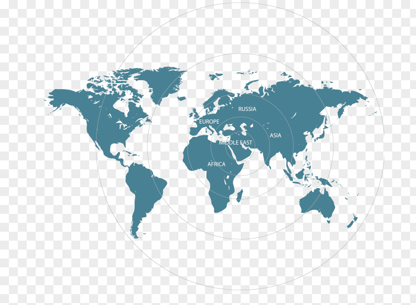 World Map Art PNG