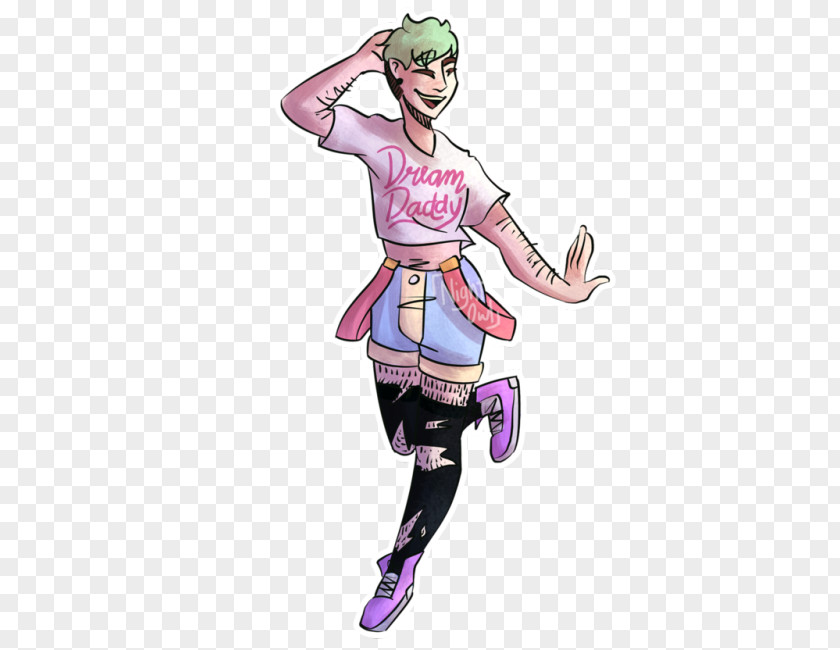 Jacksepticeye Sam Human Illustration Costume Cartoon Pink M PNG