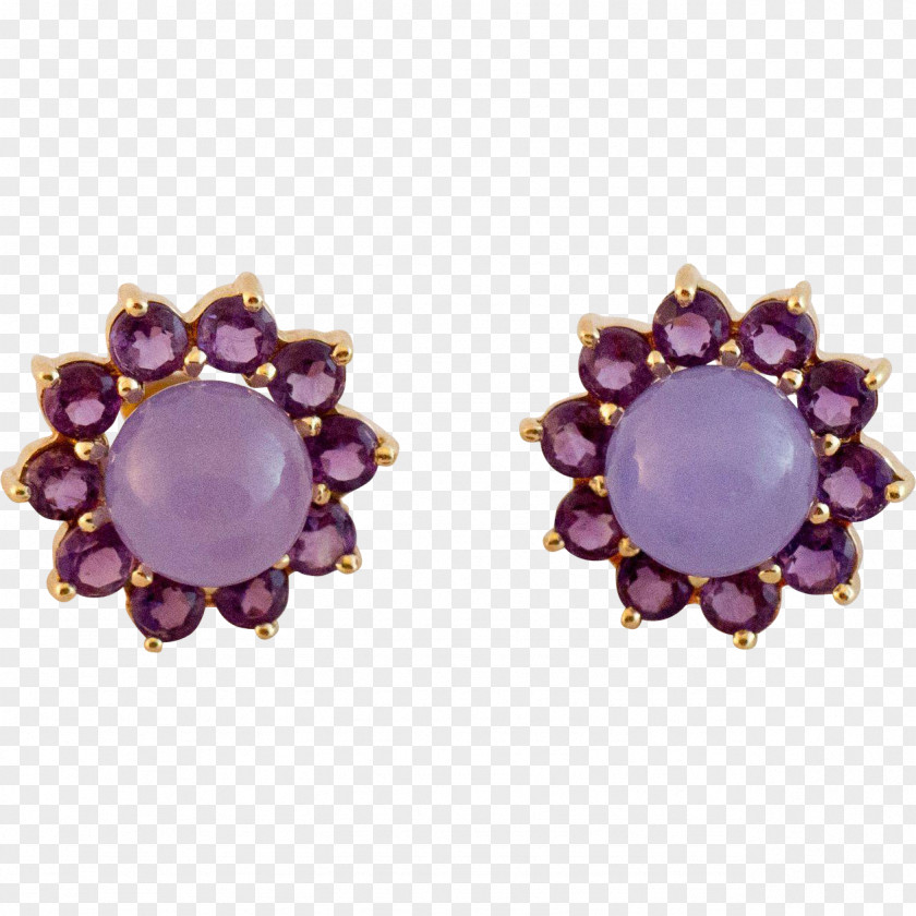 Jewellery Amethyst Earring Body PNG