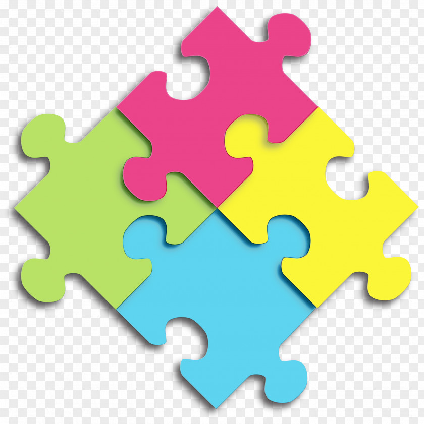 Jigsaw Puzzle Yellow PNG