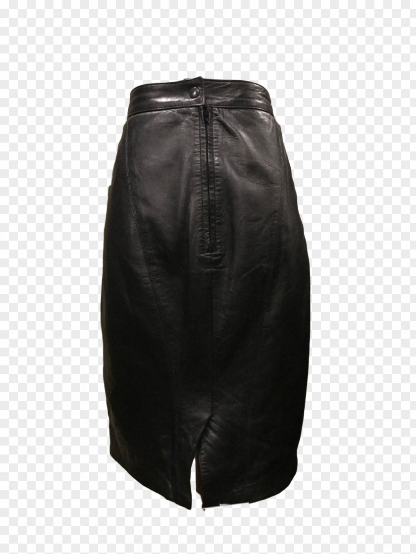 Natasha Collis Jewellery Ibiza Skirt Waist Leather Black M PNG