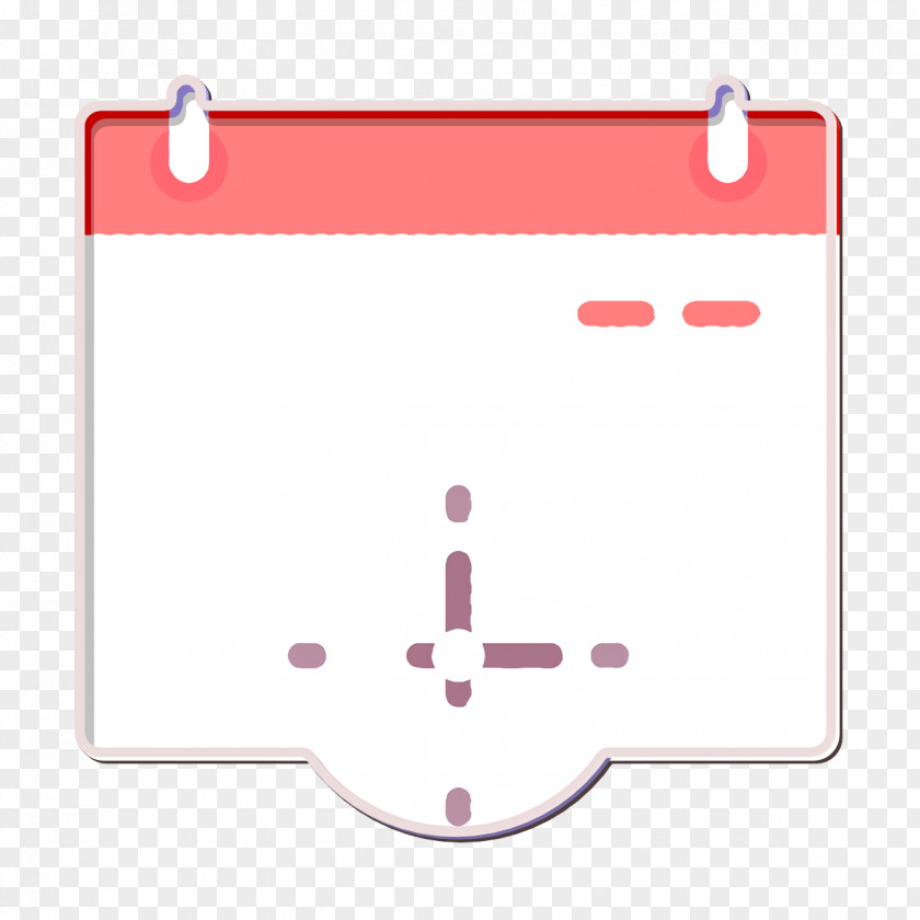 Rectangle Pink Wall Calendar Icon Management Time PNG
