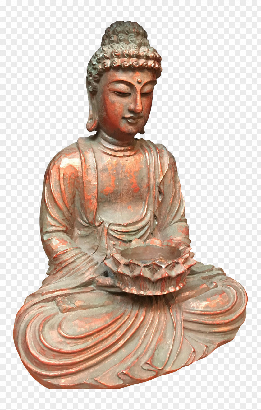 Statue Gautama Buddha Figurine Classical Sculpture PNG