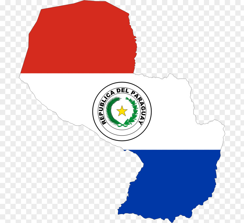 Geography Map Flag Of Paraguay Blank PNG
